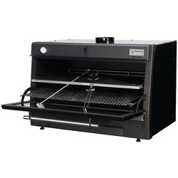 Diamond Profi BBQ Holzkohlegrill BLACK bis 120 kg Fleisch/h