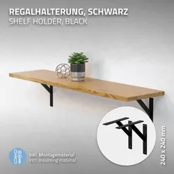 ML-Design 4er Regalwinkel Alu Regalhalter Regalträger Regalbodenträger Regal-Konsole