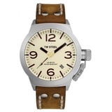 TW STEEL -Canteen Herrenuhr Braun Datum Quarz 45mm- CS100