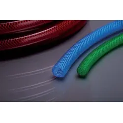Gewebeschlauch PVC 81B mit Einlage 13x3,0mm 50m blau transparent APD