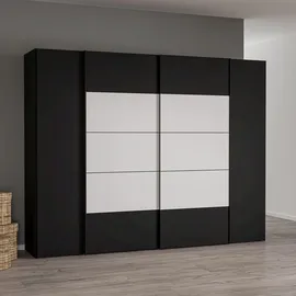 Forte Narago 270 x 210 x 61 cm schwarz/weiß