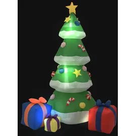 vidaXL LED Weihnachtsbaum Mehrfarbig 240 cm