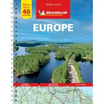 Michelin Straßenatlas Europa mit Spiralbindung