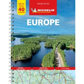 Michelin Straßenatlas Europa mit Spiralbindung
