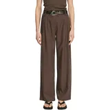 Comma, Fließende Wide-Leg-Hose Braun 38