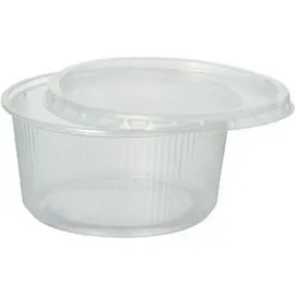 Papstar Starpak Verpackungsbecher, PP rund 250 ml Ø 10,1 cm 5 cm transparent
