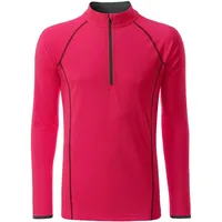 Daiber Funktionsshirt Langarm JN498 & S bright-pink/titan