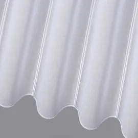 Gerster Scheibengardine GERSTER "Delia", weiß, B:200cm H:90cm, Polyester, Gardinen, Unifarbener Panneau mit Schneideleiste