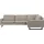 Home Affaire Ecksofa HOME AFFAIRE "Pinto, XXL, 250/290 cm, langer Schenkel, Ottomane", grau (hellgrau), B:290cm H:85cm T:250cm, Luxus-Microfaser in Lederoptik(100% Polyester);Cord (92% Polyester, 8% Polyamide), Sofas, Ecksofa, Cord, Chenille, Lederoptik, mit Keder,