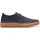 CLARKS »Clarkwood Low«, Schnürschuh, Business Schuh mit markanter Schnürung Clarks Navy Nubuck