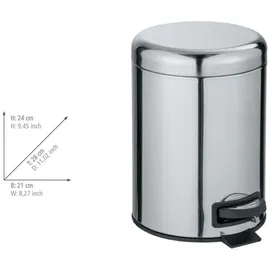 Wenko Leman 5 l edelstahl glänzend