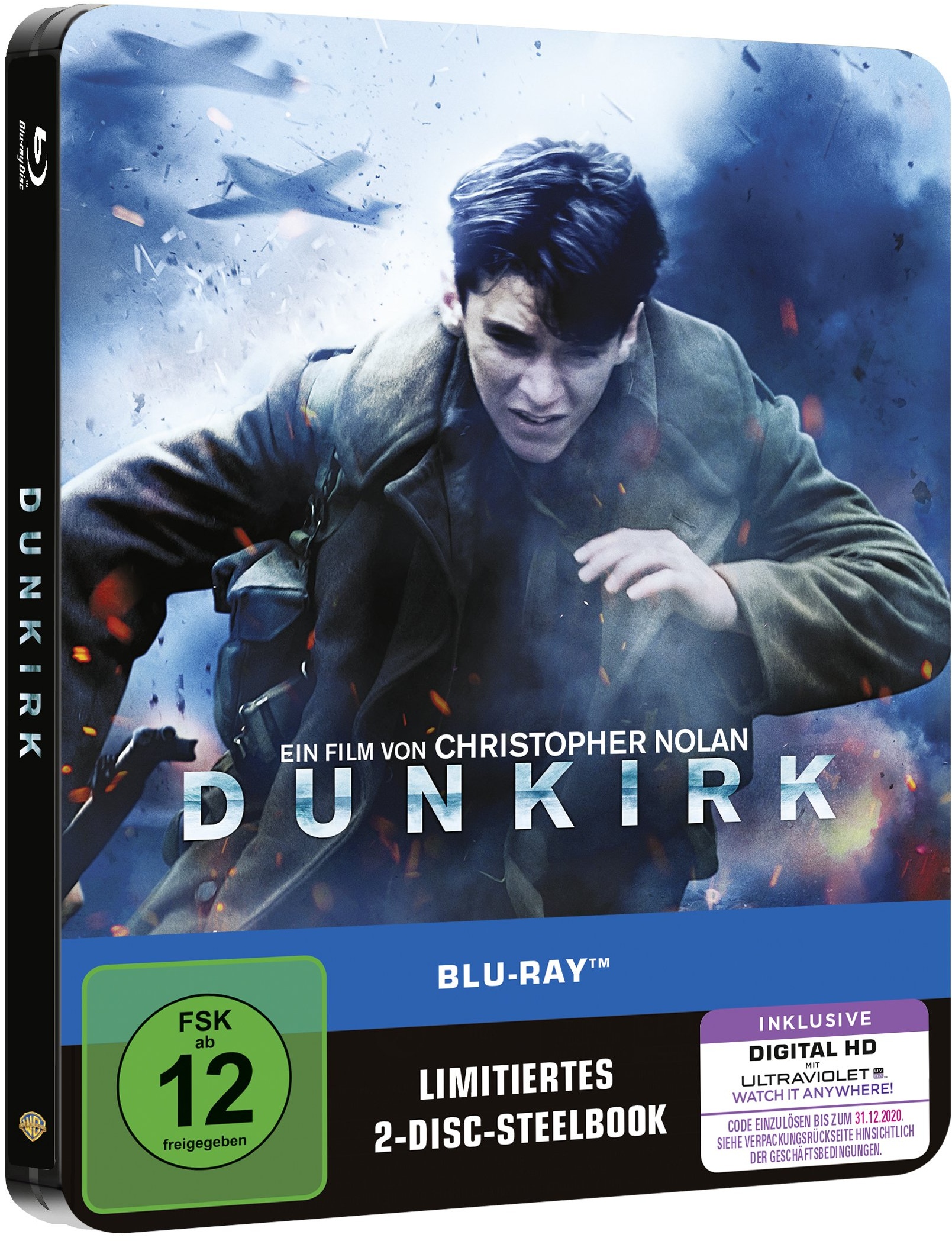 Dunkirk Steelbook (Limited 2-Disc Steelbook-Edition) [Blu-ray] (Neu differenzbesteuert)