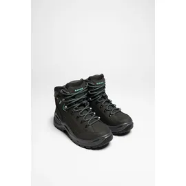 Lowa Renegade GTX Mid Damen Wide Asphalt/Türkis 38