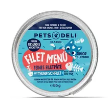 PETS DELI Filet Menü Thunfisch mit Basilikum 12 x 85 g