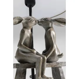 Kare Tischleuchte Animal Bunny Love, braun, Höhe 53 cm