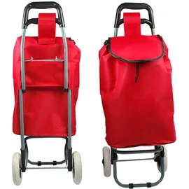 Helo24 Einkaufswagen rot klappbar