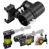 Starboosa Scope Mount Camera Adapter – Aluminiumrahmen Smartphone Kamera & Foto Adapter – Dual Winkel zur Beobachtung – Kompatibel mit Okular-Außendurchmesser 38 mm bis 46 mm