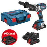 Bosch GSR 18V-110 C Professional inkl. 3 x 4 Ah + L-Boxx 0615990L4S