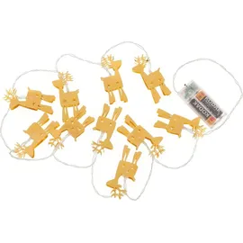 Out of the Blue LED-Lichterkette 3D Deers 2 m Metallic