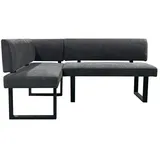 byLIVING by Living Sitzbank Vancouver / schwarz / Maße cm B: 181,5, H: 86