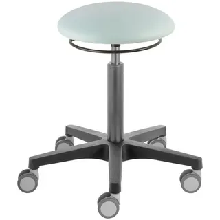 Prova Nova Drehhocker Roll- und Drehhocker Poppi® Dijon 4156, Sitzhöhe ca. 51-72 cm,Pilzsitz blau