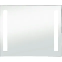 vidaXL Badezimmer-Wandspiegel mit LEDs 60x50 cm