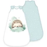Herding Baby Schlafsack Kleiner Igel Grün 70