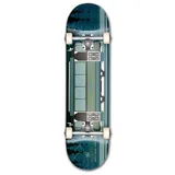 Mob Skateboards Skateboard Forest 8.25 Complete - Komplettboard 32 x 8.25 Zoll (fertig montiert -, 1-St., Waggon im Wald - Blau-Grün), Holzboard aus Ahornholz - Skateboard für Jugendliche, Erwachsene blau|grün