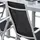 Merxx Carrara Klappsessel 70 x 60 x 108 cm schwarz klappbar