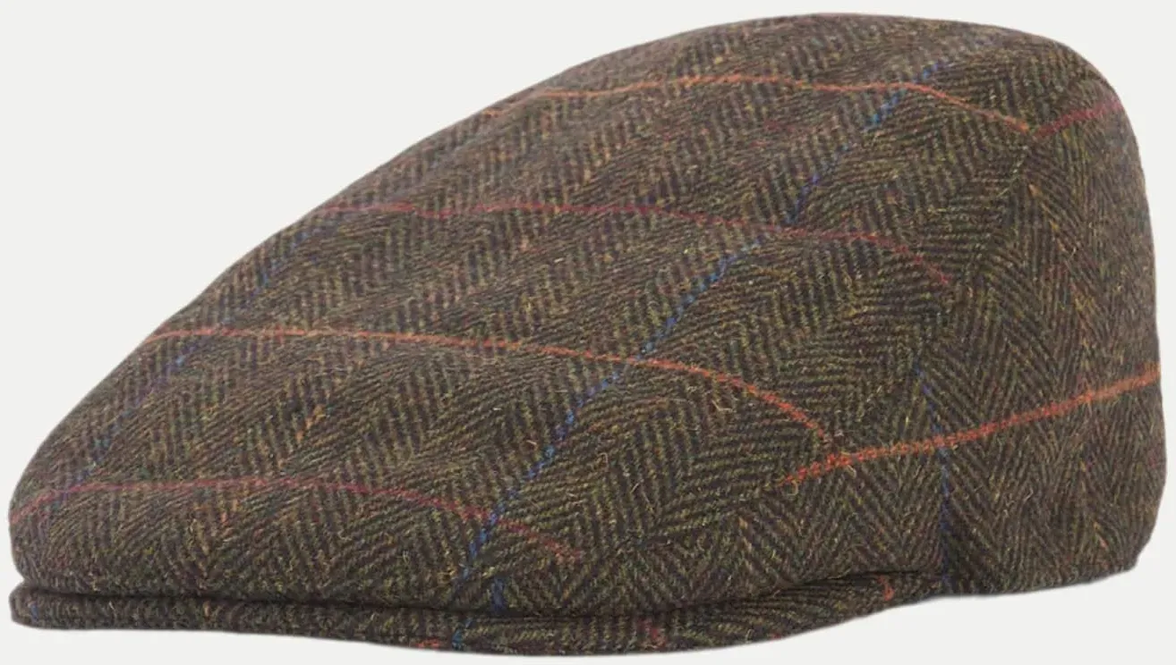 Mütze Cheviot Braun S
