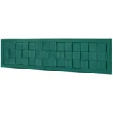 [en.casa] Kopfteil, Grün Holzwerkstoff, Textil, 140x50x5 cm Schlafzimmer, Betten, Bett-Kopfteile