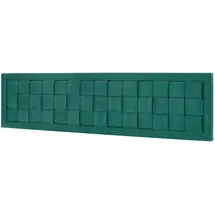 [en.casa] Kopfteil, Grün Holzwerkstoff, Textil, 140x50x5 cm Schlafzimmer, Betten, Bett-Kopfteile