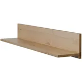 hagge home Wandregal 100 x 17 x 17 cm Braun