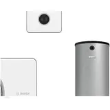 Junkers Bosch - Luftwärmepumpen-Paket bopa CS770, Monob.-Außeneinheit aw 4 or-s, Wärmep. CS6800iAW 12 e, Pufferspei. BH120, WH290