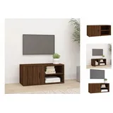 vidaXL TV-Schrank Braun Eichen-Optik 80x31,5x36 cm Holzwerkstoff