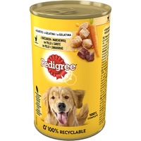 Pedigree mit Hühnchen und Karotten in Gelee, Nassfutter für Hunde, 24 Dosen à 400 g