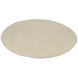 THEKO Wollteppich THEKO "Taza Royal" Teppiche Gr. Ø 200cm, 24mm, beige (natur weiß) echter Berber Teppich aus Marokko, reine Schurwolle, handgeknüpft