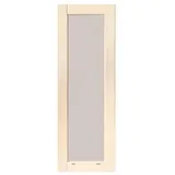 Karibu Fenster für 38 mm Wandstärken 60 x 169 cm elfenbeinweiß