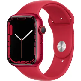 Apple Watch Series 7 GPS + Cellular 45 mm Aluminiumgehäuse (product)red, Sportarmband (product)red