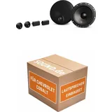 Lautsprecher Boxen Einbaupaket Front Infinity Alpha 603C passend für Chevrolet Cobalt | 90Watt RMS