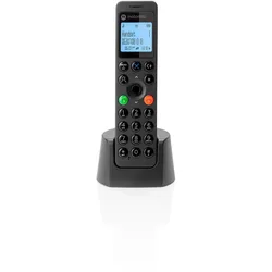 Motorola DOT201 DECT-Telefon, Freisprechen, Anrufsperre, 100 Kontakte, Telefonbuch – Schwarz