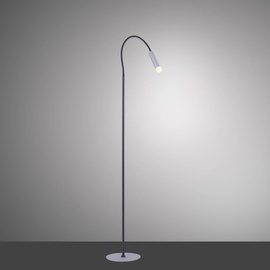 Pure Gemin LED-Stehleuchte silber