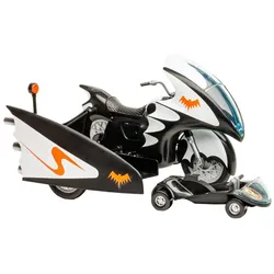 McFarlane Toys - DC Retro Fahrzeug Batcycle with Side Car