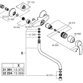 Grohe Auslauf 13369 Chrom