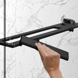 Hüppe Duschabzieher Select+ Schwarz