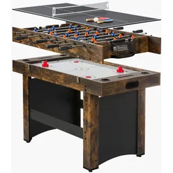 VEVOR Airhockey Tisch Spieltisch Arcade Tisch Elektronische Punktezähler 3 in 1