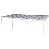 Gutta Terrassendach Premium 914 x 406 cm polycarbonat bronce weiß