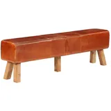 vidaXL Polsterbank Turnbock-Design Braun 160 x 0 x 0 cm