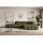 altdecor Ecksofa, Olivgrün, Textil, 6-Sitzer, L-Form, Ottomane rechts, 289x176 cm, Wohnzimmer, Sofas - Couches, Wohnlandschaften, Ecksofas