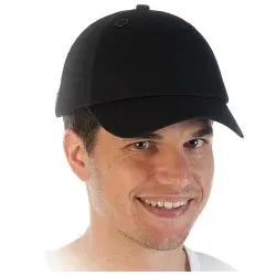 HYGOSTAR® Baseball Anstoßkappe 85213 , 1 Stück, Farbe: schwarz